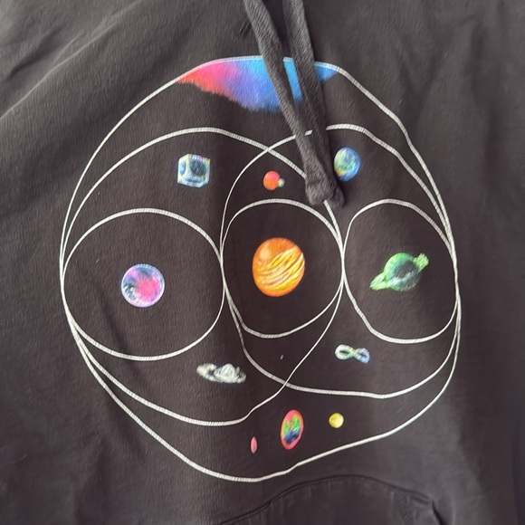 Coldplay Music of the Spheres Black Hoodie- Unisex Large L - Picture 5 of 5